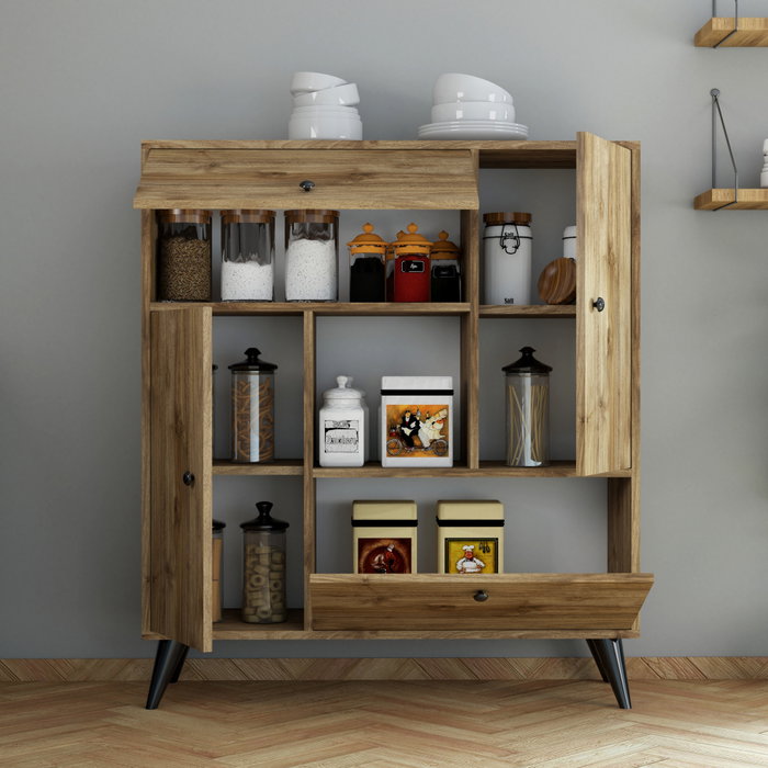 Hanah Home Hercules 3100 Armario Multiusos Nogal